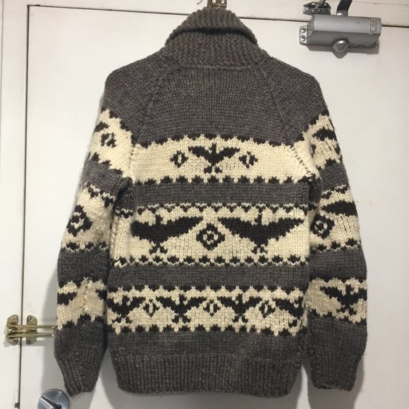 TUAK HAND KNITTED CARDIGAN SWEATERS SIZE M - Picture 5 of 8